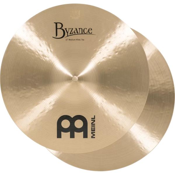 MEINL Cymbals ハイハットシンバル Byzance Traditional シリーズ 13" Medium B13MH〔マイネル シンバル ドラム〕