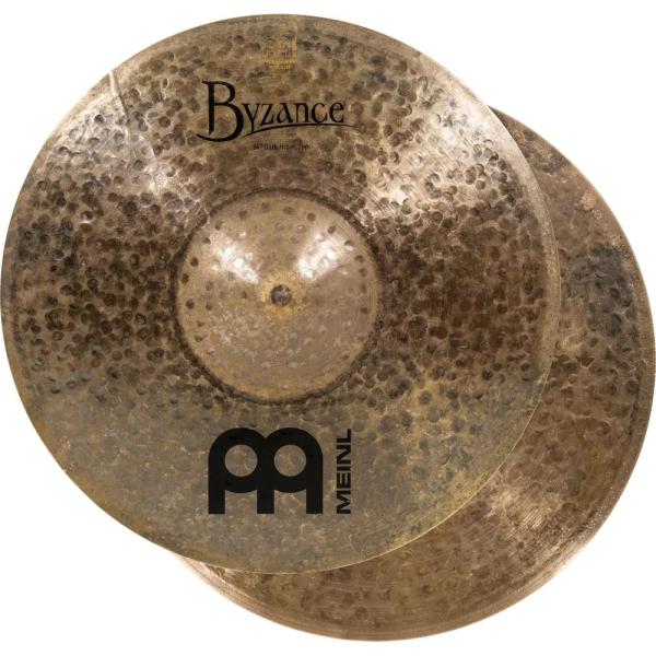 MEINL Cymbals ハイハットシンバル Byzance Dark シリーズ 14" B14DAH〔マイネル シンバル ドラム〕