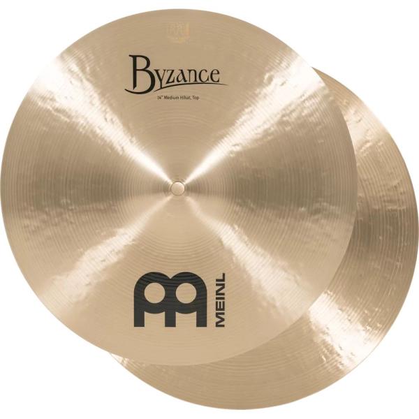 MEINL Cymbals ハイハットシンバル Byzance Traditional シリーズ 14" Medium B14MH〔マイネル シンバル ドラム〕