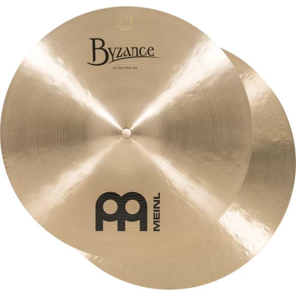 MEINL Cymbals ハイハットシンバル Byzance Traditional シリーズ 14" Thin B14TH〔マイネル シンバル ドラム〕