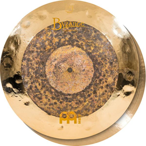MEINL Cymbals ハイハットシンバル Byzance Dual シリーズ 15" Dual Hihat ペア B15DUH〔マイネル シンバル ドラム〕