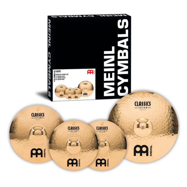 MEINL Cymabals Classics Custom Cymbal Set CC-141620+18kCC14MH-BACC16MC-BACC20MR-BACC18MC-Blk}Cl VoZbgl