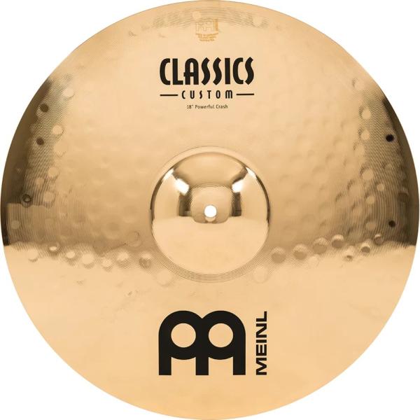 MEINL Cymbals クラッシュシンバル Classics Custom シリーズ 18" Powerful CC18PC-B〔マイネル クラッシュ シンバル ドラム〕