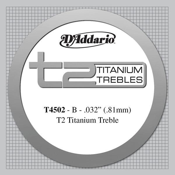 D'Addario NVbNM^[ o 5{Zbg T4502 T2 Titanium/032 Nomalkdaddario NVbN t4502lk䂤pPbgΉl