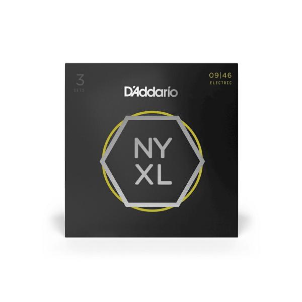 D'Addario �_�_���I �G���L�M�^�[�� NYXL Super Light Top/Regular Bottom .009-.046 NYXL0946-3P 3set����p�b�N�k�䂤�p�P�b�g�Ή��l��