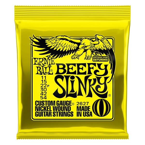 ERNIE BALL GLM^[ #2627 jbPEh Beefy SlinkykQ[W: .011/.015/.022p/.030/.042/.054lkA[j[{[lk䂤pPbgΉl