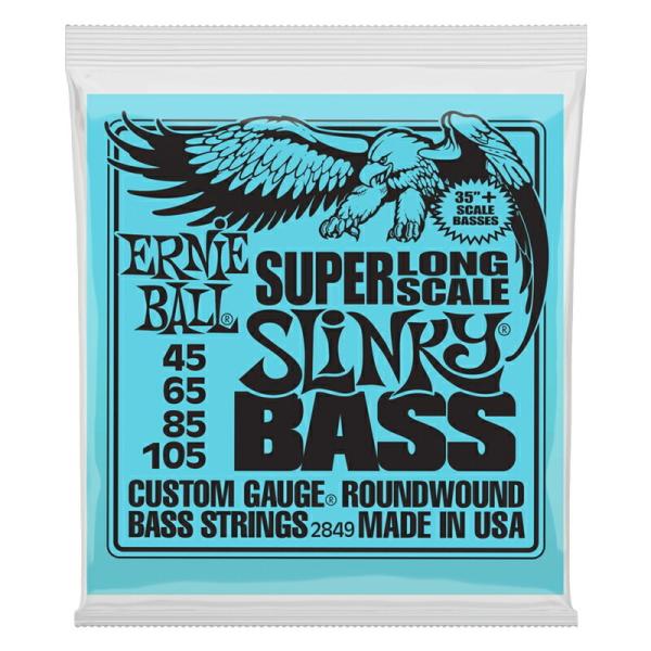ERNIE BALL �x�[�X�� #2849 �j�b�P�����E���h Super Long Scale Slinky�k�Q�[�W: .045/.065/.085/.105�l�k�A�[�j�[�{�[���l�k�䂤�p�P�b�g�Ή��l