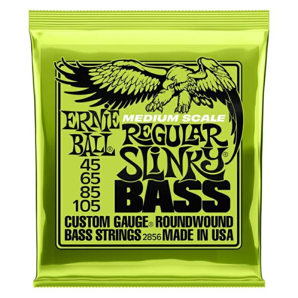 ERNIE BALL �x�[�X�� #2856 �j�b�P�����E���h Regular Slinky �~�f�B�A���X�P�[���k�Q�[�W: .045/.065/.085/.105�l�k�A�[�j�[�{�[���l�k�䂤�p�P�b�g�Ή��l