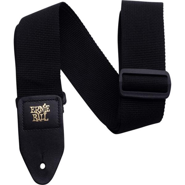 他サイト： ERNIE BALL ギターストラップ BLACK #4037 POLYPRO STRAP〔アーニーボール ポリプロストラップ ブラック〕〔ゆうパケット対応〕の商品画像