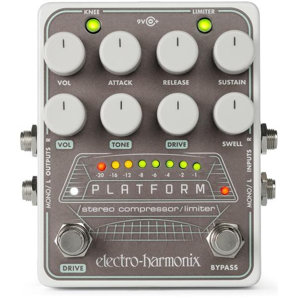 『今だけピック10枚セット付き』Platform〔プラットフォーム〕アナログコンプレッサー〔Electro-Harmonix/EHX/エレハモ〕〔エフェクター〕