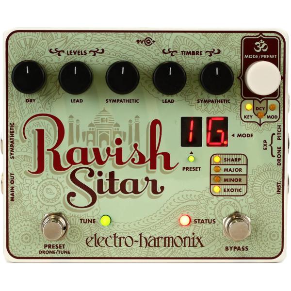 『今だけピック10枚セット付き』Ravish Sitar〔ラビッシュ〕シタール・サウンド〔Electro-Harmonix/EHX/エレクトロ・ハーモニクス/エレハモ〕