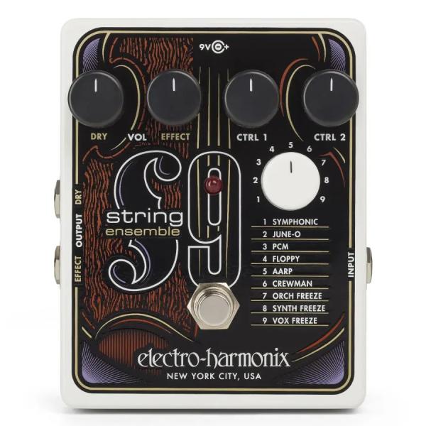 『今だけピック10枚セット付き』STRING9 String Ensemble〔ストリングナイン〕〔Electro-Harmonix/EHX/エレクトロ・ハーモニクス/エレハモ〕〔エフェクター〕