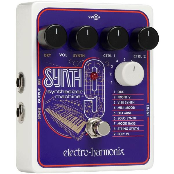 『今だけピック10枚セット付き』SYNTH9〔シンセナイン〕Synthesizer Machine〔Electro-Harmonix/EHX/エレクトロ・ハーモニクス/エレハモ〕