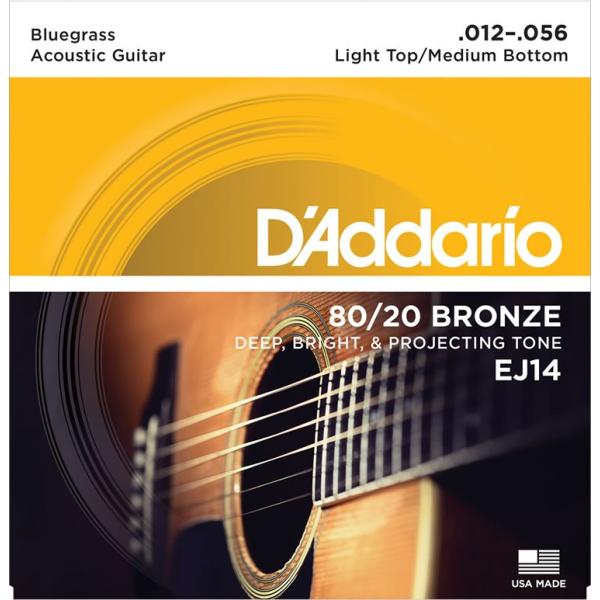 D'Addario __I AR[XeBbNM^[ EJ14 "80/20 Bronze Round Wound"kdaddario ARM EJ-14lk䂤pPbgΉl