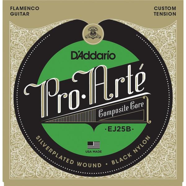 D'Addario __I NVbNM^[ EJ25B/ubNktRl"ProEArte Composites Flamenco Guitar"kdaddario EJ-25Blk䂤pPbgΉl