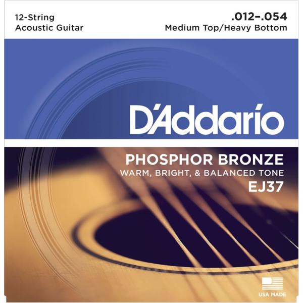 D'Addario __I AR[XeBbNM^[ EJ37k12pl "Phosphor Bronze Round Wound"kdaddario ARM EJ-37lk䂤pPbgΉl