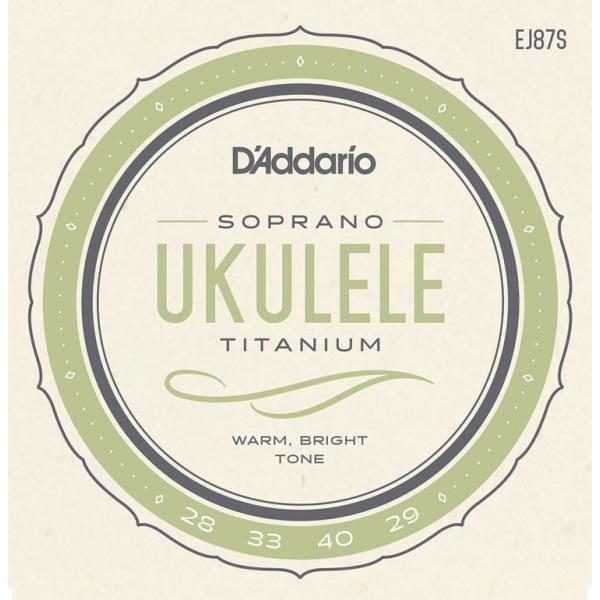 D'Addario __I EN EJ87S "Titanium Ukulele Soprano"kdaddario EN EJ-87Slk䂤pPbgΉl