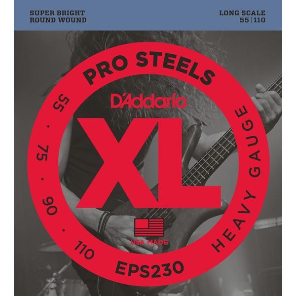 D'Addario __I x[X EPS230 "XL ProSteels Round Wound"kdaddario eps-230lk䂤pPbgΉl