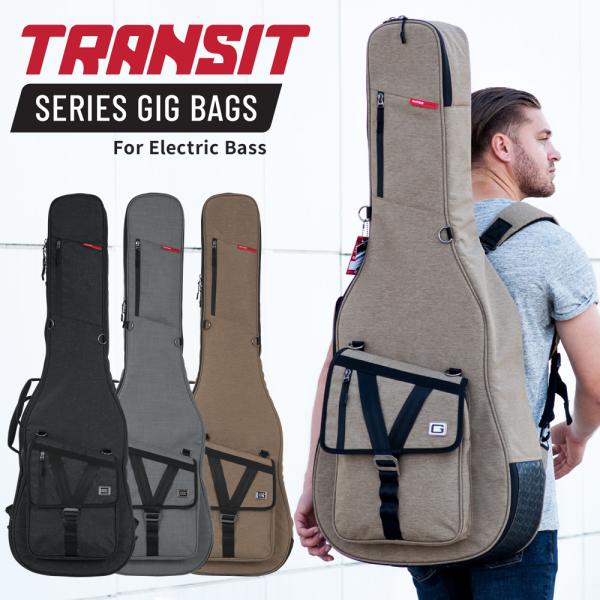 GATOR エレキベース用 ギグバッグ Transit Series GT-BASS〔ゲーター ベースケース ベースバッグ ジャズベース プレシジョンベースタイプ対応 〕〔大型荷物〕