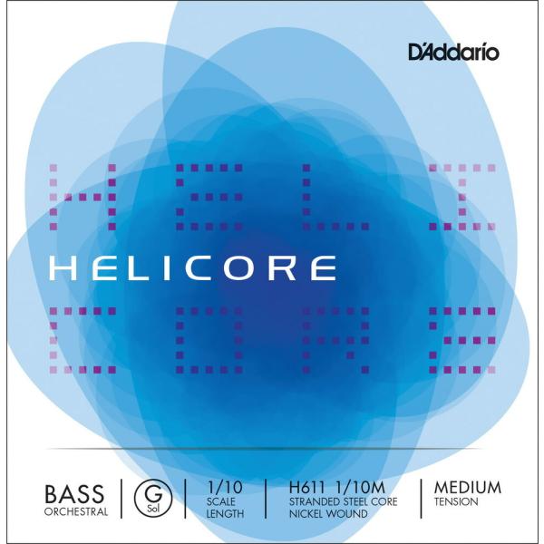 D'Addario Ebhx[X H611 1/10M Helicore Orchestral Bass Strings / G-MEDko/~fBAlk__I RgoXlk䂤pPbgΉl