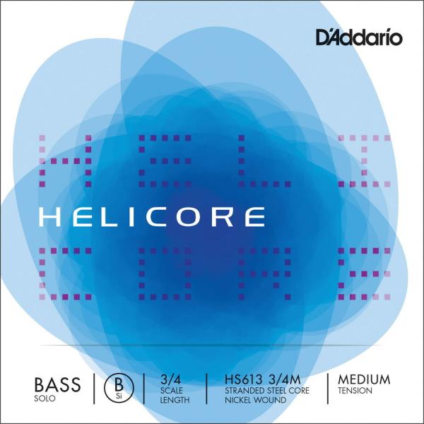D'Addario �E�b�h�x�[�X�� HS613 3/4M Helicore Solo Bass Strings / B-MED�k�o����/�~�f�B�A���l�k�_�_���I daddario �R���g���o�X�l�k�䂤�p�P�b�g�Ή��l��