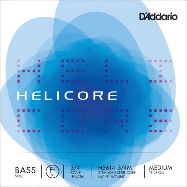 D'Addario �E�b�h�x�[�X�� HS614 3/4M Helicore Solo Bass Strings / F#-MED�k�o����/�~�f�B�A���l�k�_�_���I daddario �R���g���o�X�l�k�䂤�p�P�b�g�Ή��l��