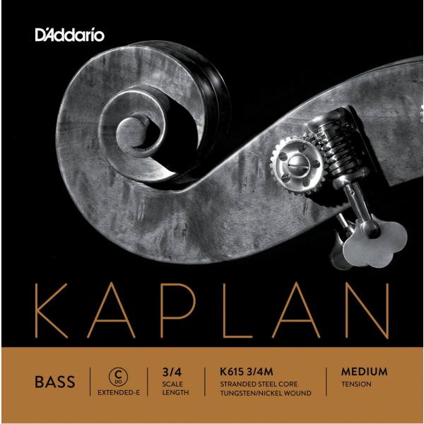 D'Addario �E�b�h�x�[�X�� K615 3/4M Kaplan Double Bass Strings / C -MED�k�o����/�~�f�B�A���l�k�_�_���I daddario �R���g���o�X�l�k�䂤�p�P�b�g�Ή��l��