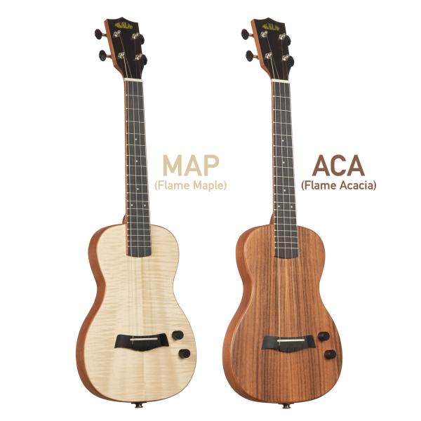 KALA テナー エレキ ウクレレ SOLID BODY ELECTRIC TENOR UKULELE  KA-SB-MAP-T/KA-SB-ACA-T ギグバッグ付属［カラ エレウケ ソリッド 2023］