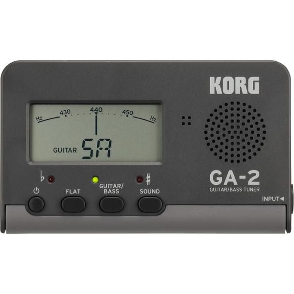 他サイト： KORG ギター・ベース専用 チューナー GA-2〔コルグ GA2 ギターチューナー ベースチューナー シンプル設計 ギター/ベース専用モード搭載〕〔ゆうパケット対応〕＊の商品画像