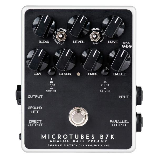 Microtubes B7K Ultra V2 ベース用プリアンプ Darkglass Electronics Microtubes B7K ULTRA V2 Aux ダーク