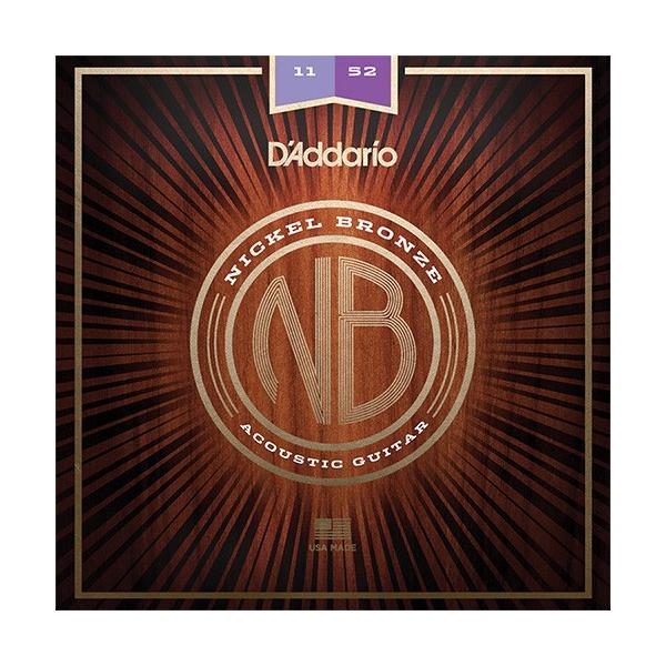 D'Addario __I AR[XeBbNM^[ NB1152 "Nickel Bronze, Custom Light, 11-52"k䂤pPbgΉl