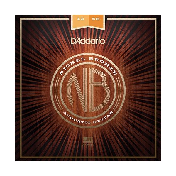 D'Addario __I AR[XeBbNM^[ NB1256 "Nickel Bronze, Light Top / Med Bottom, 12-56"k䂤pPbgΉl