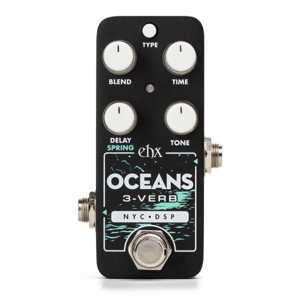 『今だけピック10枚セット付き』Pico Oceans 3-Verb (ピコオーシャン3バーブ) リバーブ〔エレクトロ・ハーモニクス エレハモ エフェクター〕