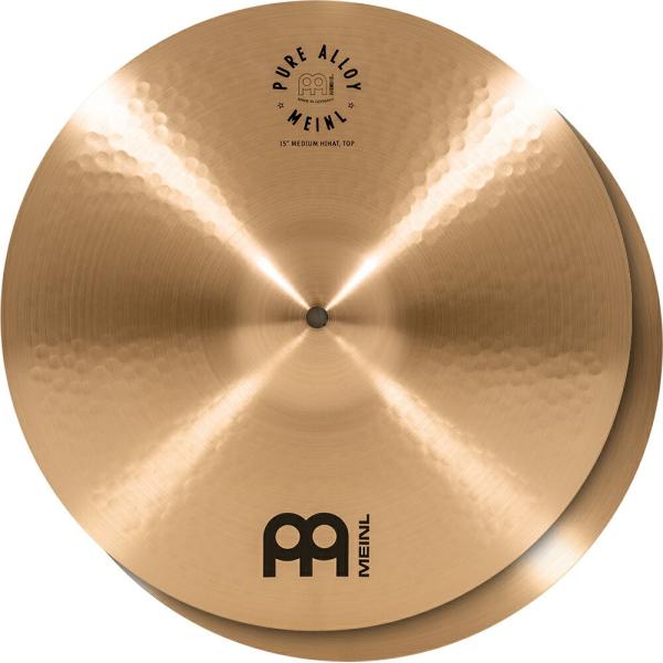 MEINL Cymbals ハイハット シンバル Pure Alloy シリーズ 15" Medium Hihat PA15MH 〔マイネル シンバル ドラム〕