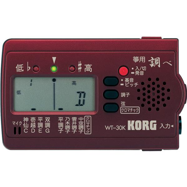 他サイト： KORG 筝専用調べ チューナー WT-30K 〔コルグ こと そう 琴 WT30K〕〔ゆうパケット対応〕＊の商品画像