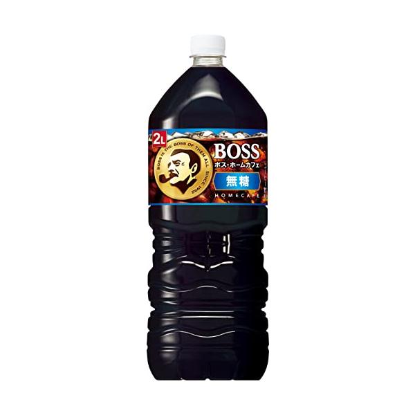 他サイト： BOSS(ボス) サントリー ホームカフェ 無糖 液体 コーヒー 2L ×6本の商品画像