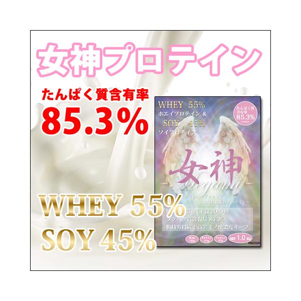 ファイトクラブ 女神プロテイン 1kg ホエイプロテイン ソイプロテイン ダイエット特化型 減量 ウェイトダウン 高タンパク質 筋トレ