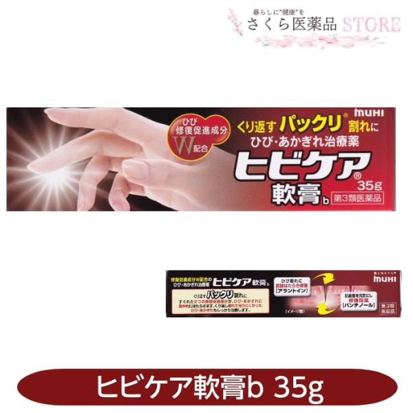 【第3類医薬品】ヒビケア軟膏b 35g ひび あかぎれ しもやけ 池田模範堂 ムヒ 修復促進