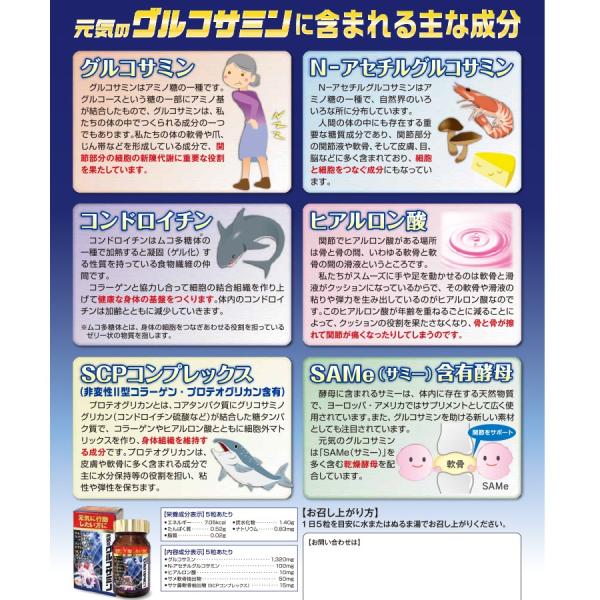 元気のグルコサミン 150粒 グルコサミン コンドロイチン ヒアルロン酸 Same サミー Scpコンプレックス配合 K048 さくら医薬品ストア 通販 Yahoo ショッピング
