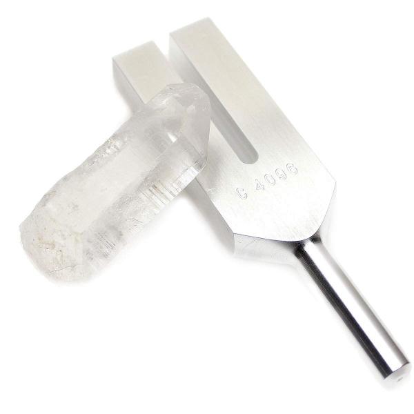 クリスタルチューナー 水晶 クリスタル ポーチ付き : さくらんぼ