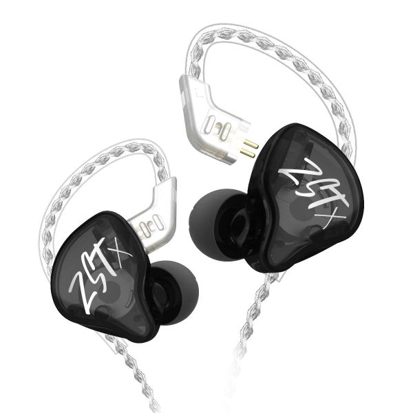 KZ ZSTX 1BA+1DD ハイブリッドイヤホン 重低音 イヤモニ カナル
