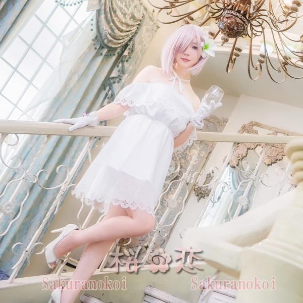 Fate Grand Order コスプレ 礼装 マシュ キリエライト Mash Kyrielight 風コスプレ衣装 Fgo コスチュームdr031 Buyee Buyee Japanese Proxy Service Buy From Japan Bot Online