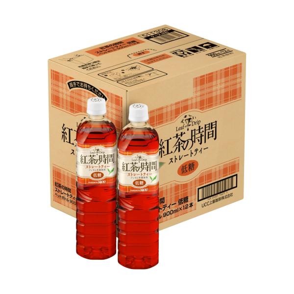 他サイト： 紅茶の時間 ストレートティー 低糖 ペットボトル 900ml×12本の商品画像
