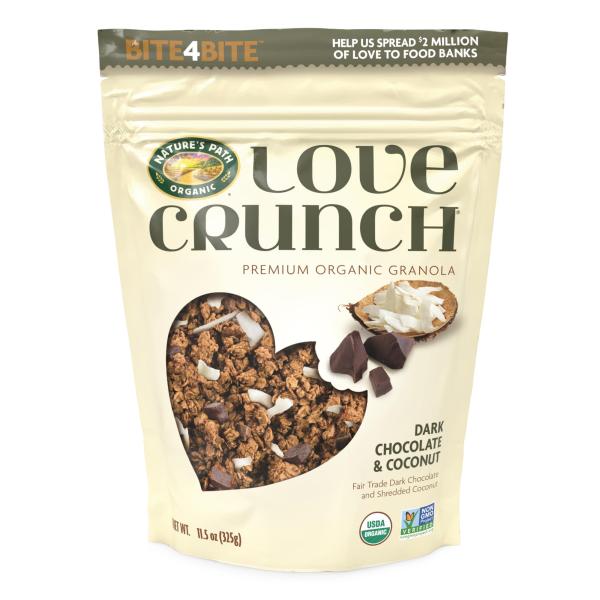 他サイト： ネイチャーズ パース ラブクランチ オーガニックグラノーラ ダークチョコレートマカロン 325gの商品画像