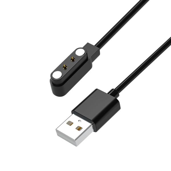 スマートウォッチ充電ケーブル 1個入り 0.6m 2ピンの距離は2.8mm 磁気吸着USB充電コード ID205L/ID216 Uwatch 3/U