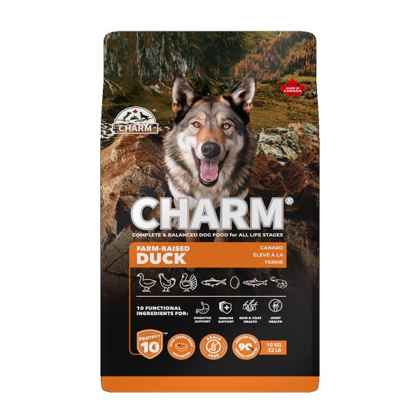 チャーム ドッグフード プレミアムフード グレインフリー 犬 ナチュラル アレルギー 小粒 無添加 肥満 CHARM ファームレイズドダックドッグフード 2kg