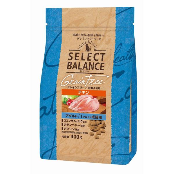 セレクトバランス　グレインフリー　猫アダルト　チキン　400g【キャットフード】【正規品】