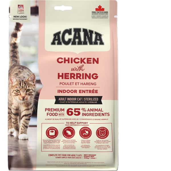 【NEWパッケージ】アカナ　インドアエントリーキャット　340g【キャットフード】【正規品】