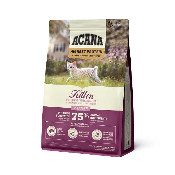 【アウトレット賞味期限2026年6月15日】アカナ　ハイエストプロテイン　キトゥン　（子猫、母猫用） 1.8kg【キャットフード】【正規品】