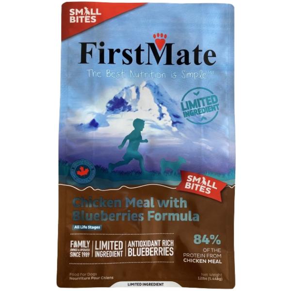 【選べるおやつのオマケ付】ファーストメイトドッグフード　チキン ウィズ　ブルーベリースモールバイツ （小粒）5.44kg